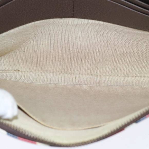 GUCCI GG Supreme Clutch Bag PVC Beige 473915 Auth 89765 - Picture 14 of 16